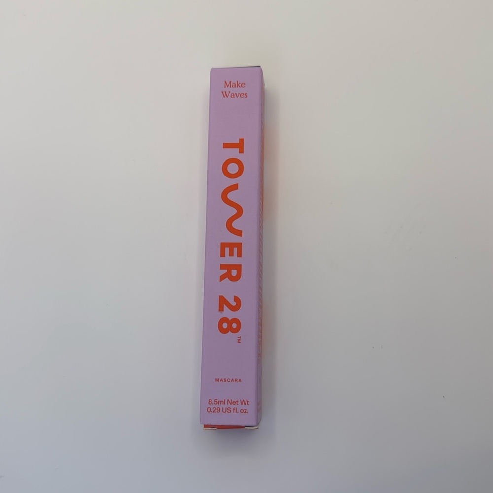 TOWER 28 - Make Waves Jet Mascara Sensitive Eyes New In Box 8.5ml Full Size Bold